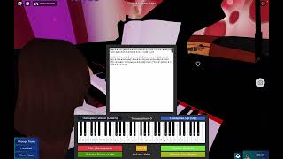 I played Prairies by BoyWithUke on the Piano for Roblox Talent Show [upl. by Elnar]