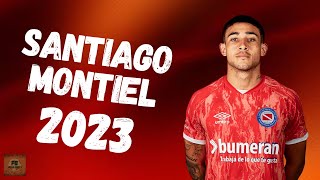 SANTIAGO MONTIEL  GOALS AND SKILLS  ARGENTINOS JUNIORS 2023 [upl. by Atenek]