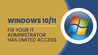 Your IT Administrator Has Limited Access To Some Areas Of This App In Windows 11 10 Defender [upl. by Aiciles]