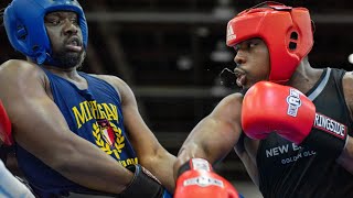 2024 national Golden Gloves Final 1 Ranked Supper Heavy weight GILBERT KABAMBA vs SARDIUS SIMMONS [upl. by Novart]