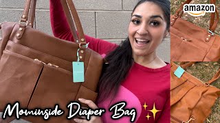 MOMINSIDE DIAPER BAG  BACKPACK REVIEW 2024  MOMINSIDE BAG COLLAB [upl. by Asilrak]