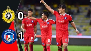 HIGHLIGHT  PERAK FC 0  1 SABAH FC  LIGA SUPER 2023 [upl. by Bibah]