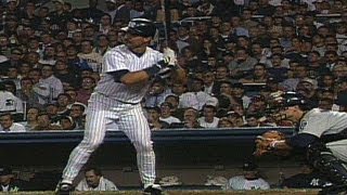 1995 ALDS Gm1 Don Mattinglys first postseason hit [upl. by Ahtnamas958]