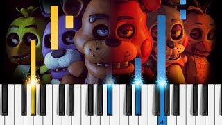 Five Nights at Freddys Song  Piano Tutorial  The Living Tombstone [upl. by Htebsle]