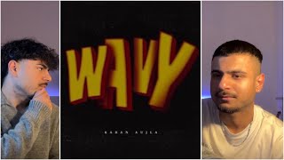 Reaction on WAVY BY Brown2Munde OFFICIAL VIDEO KARAN AUJLA karanaujla wavy punjabimusic [upl. by Enael]