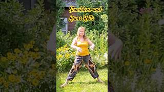 Distress your arms and shoulders destress yogastretch armsworkout [upl. by Derrik448]