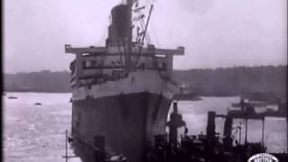 RMS Queen Mary  Maiden Voyage  Cunard  Original footage [upl. by Eiramannod264]