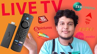 Amazon Fire TV Stick Pe Live TV Kaise Dekhe  How to see LIVE TV in Amazon Fire Stick [upl. by Newmann473]