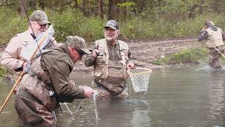 Fishing for Trout at Maramec Springs [upl. by Eiramnwad]