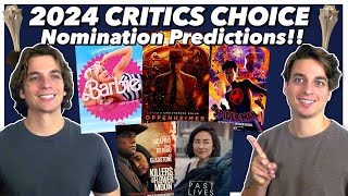 2024 Critics Choice Nomination Predictions [upl. by Rosamund]