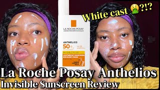 Is it worth the hype  La Roche Posay Anthelios Invisible Fluid Sunscreen Review  Sensitive skin [upl. by Kunkle625]