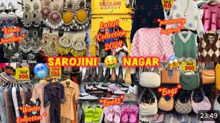 Sarojini Nagar Market Delhi latest🛍️😲winters shopping with shop numberdelhi sarojninagarmarket [upl. by Boudreaux]