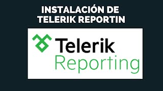 Instalación de Telerik Reporting para Visual Studio 2022 [upl. by Atiluj21]