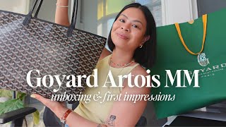 Goyard Artois MM Tote  vs the St Louis current prices first impressions [upl. by Dorin]