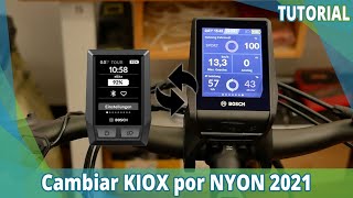 Cambio del Kiox por el Nyon 2021  EBIKE24 en español [upl. by Mercer]