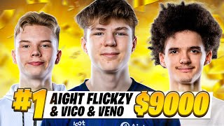 1ST TRIO CASH CUP FINALS 9000 🏆  ft Veno amp Vico [upl. by Yelsgnik]