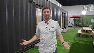 Lets Take a Tour of this 40ft Container Home [upl. by Bordiuk]