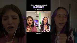 ¿Cuantas CANCIONES de VIOLETTA te Sabes 🤔💜🎶 parte 2 [upl. by Akins]