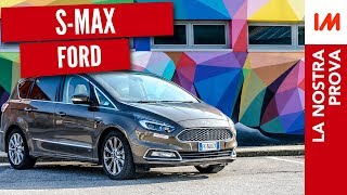 Prova Ford SMax Vignale  Primo contatto con la Monovolume 7 posti [upl. by Malek653]