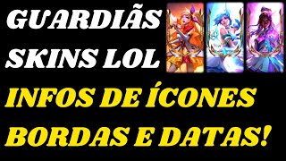 Novas Skins Star Guardian  Data  Informações de Bordas Ícones e Acessórios no League of Legends [upl. by Leeland]