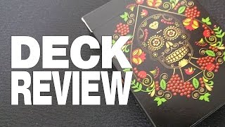 Deck Review  CALAVERAS DE AZÚCAR Playing Cards [upl. by Myk]