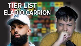 ELADIO CARRION TIER LIST CANCIONES  TIBURONSIN [upl. by Riccardo]