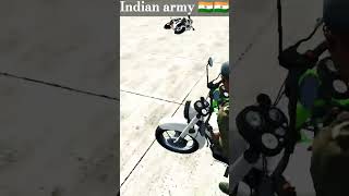 indianarmy🇮🇳🇮🇳brotherbirthday indianbikedriving3d gta shortsviral gaming youtubeshorts [upl. by Ahsilet]