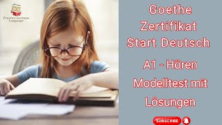 Goethe A1 Hören Modelltest Tel 1 2 amp 3 mit Antworten  Start Deutsch German Exam 2024 [upl. by Arada974]