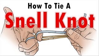 How To Tie A Fishing Knot How To Tie A Snell Knot [upl. by Adnamor]