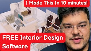 FREE Interior Design Software  Which Just Works Alternative To Sketchup [upl. by Aliam56]