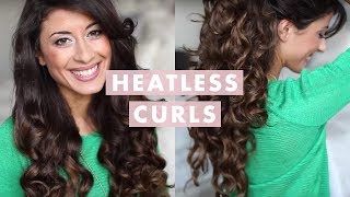 Heatless Curls Hair Tutorial [upl. by Margherita271]