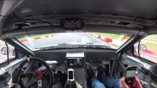 Drift Nissan 200SX 3UZ 600HP onboard DMGP Poznan 2017 [upl. by Jerrol911]