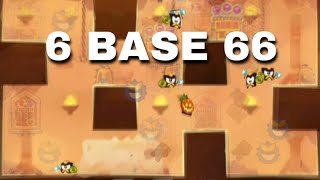 King of Thieves  6 Base 66 Layouts [upl. by Daj]