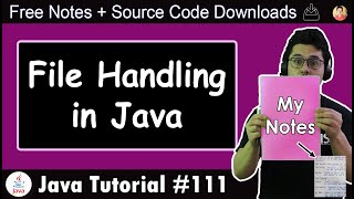 File Handling in Java [upl. by Rehposirhc]