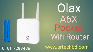 Olax Ax6 Pro 4G Wifi Router BD  AR TECH BD  Bangla Unboxing Review  2023 [upl. by Ut249]