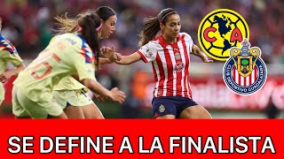 🔥PRIMER FINALISTA  América Femenil vs Chivas Femenil saldrá boleto a la gran final Liga MX Femenil [upl. by Zeus]