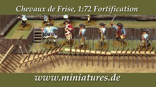 Chevaux de Frise 172 Fortification ScratchBuilt [upl. by Sacks]