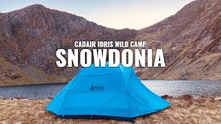 Cadair Idris Wild Camp  Summit Hike  Snowdonia  DJI Mavic Air  REI Co Op Half Dome 2 [upl. by Macknair164]