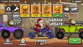 Hill Climb Racing 2  GARAGE Update GamePlay Walkthrough [upl. by Rossing]