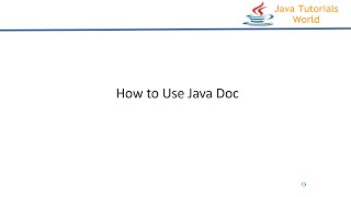 How to Generate JavaDocumentation using java doc tool  java doc command [upl. by Marten464]