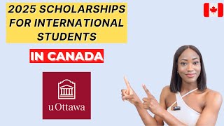 2025 FULLY FUNDED SCHOLARSHIP IN CANADA FOR INTERNATIONAL STUDENTS  BSc amp MSc [upl. by Blackmore334]