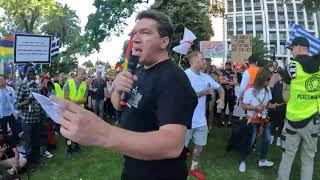 Topher Field Rally Speech Melbourne 271121 [upl. by Hadeis]