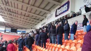 Oyston Out protest Directors box [upl. by Llenehc564]