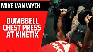 Dumbbell press with mike van wyck [upl. by Arva]