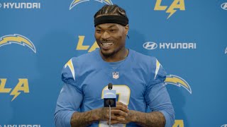 Derwin James On Harbaugh amp 2024 Minicamp  LA Chargers [upl. by Luna96]