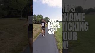 Theres no shame in sticking to your training plan  Garmin [upl. by Ngo528]