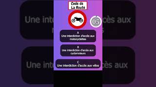 🔴 Test code de la route gratuit 🟢codedelaroute autoecole autoecoleenligne quiz permisb [upl. by Leda]