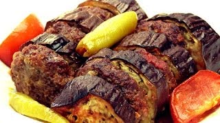 Fırında Patlıcan Kebabı Tarifi  Patlıcanlı Köfte [upl. by Enneire]