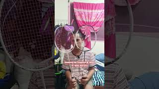 Alpsport vs Apacs Badminton Racket badmintonshorts [upl. by Odraode]