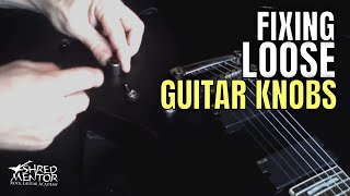 Fixing Loose Guitar Volume amp Tone Knobs [upl. by Setsero943]